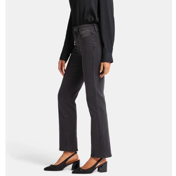 New NYDJ Marilyn High Rise Straight Jeans Women’s SIZE 2 Inseam 31” Cloud Stone - Picture 2 of 12